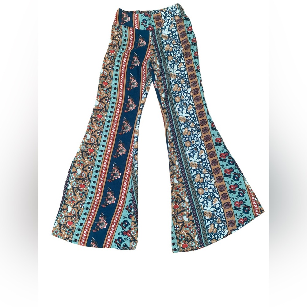 Vintage Silk Bell Pants